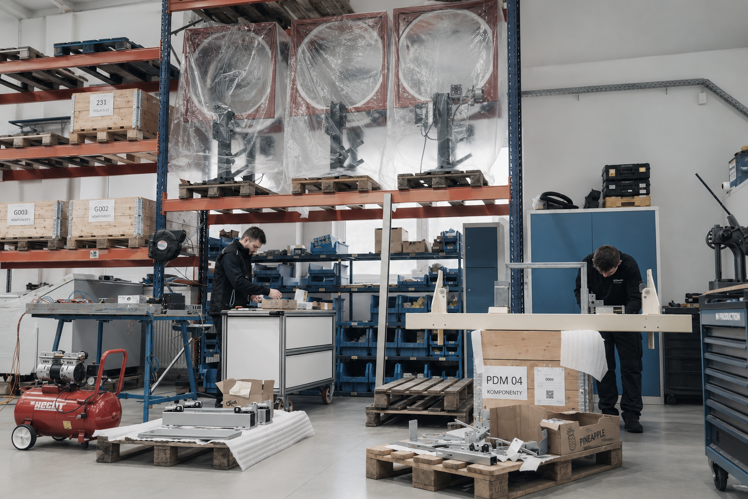 Výroba baliacich technológií W PRODUCTION